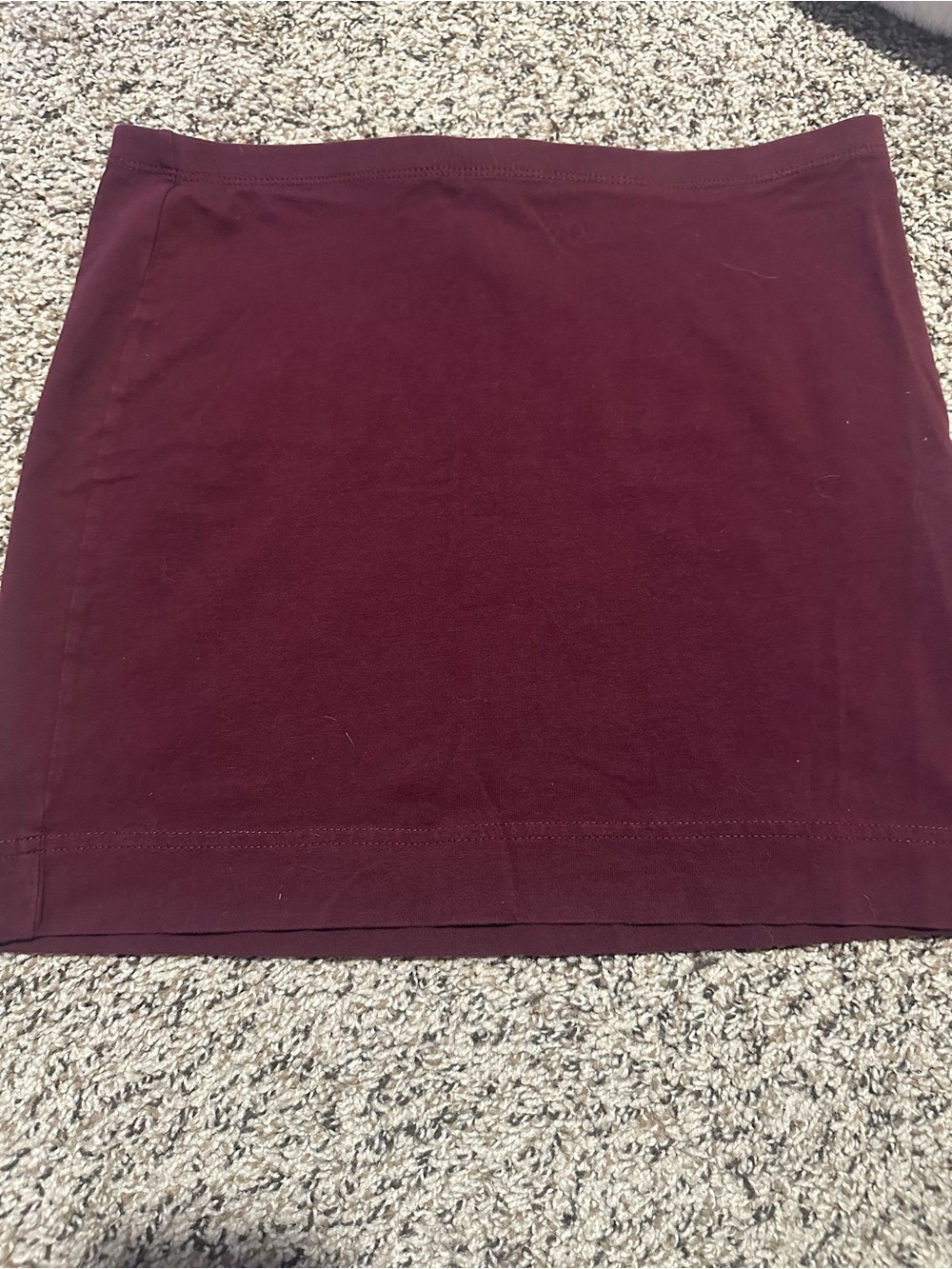 Classic Burgundy Women’s Pencil Skirt